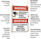 SmartSign 10 x 7 inch “Warning - Image 4