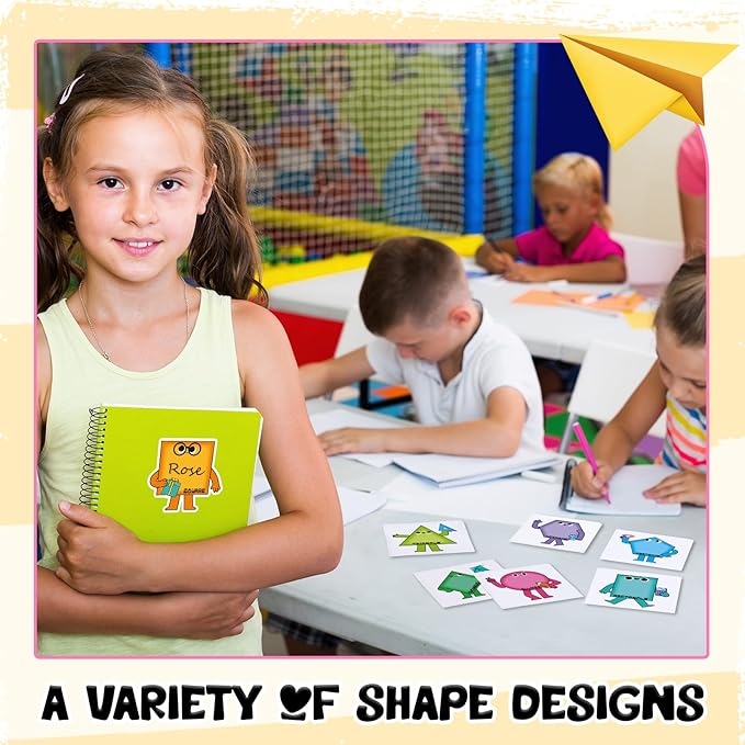 Henoyso 108 Pcs Shape Desk Name Tags - Image 6