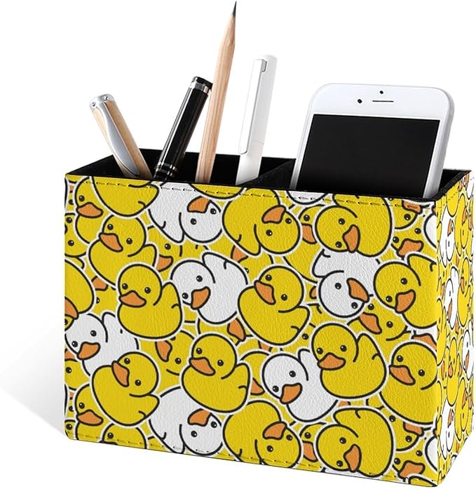 Famame Cartoon Cute Duck Childish Pencil Holder - Image 2
