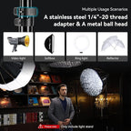 SMALLRIG RA-S200 Light Stand for Photography, 78.7" / 6.6ft / 200cm, Aluminum - Image 3