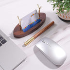 Htoxsdc Pen Holder Desk Organizers and Accessories Desk Decor ，Exquisite Wooden - Image 4