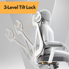 holludle ergonomic mesh office chair, v back desk showing dimensions