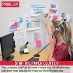 ultimate office switchfile 10-pocket reference display organizer color shown in use