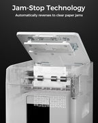 110-Sheet Micro-Cut Paper Shredder Auto Feed Shredders P-4 High Security - Image 6