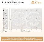 66.9Inch Wooden Room Partition - Image 6
