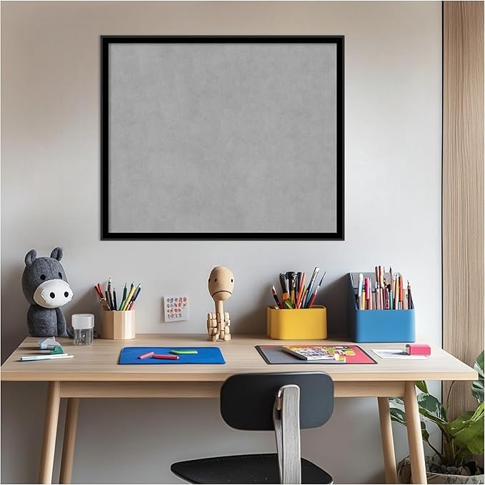 Amanti Art Black Framed Magnetic Board 21x25 Medium Vision Board - Image 6