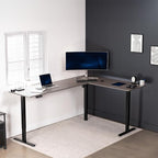 VIVO Electric Corner 84 x 63 inch L-Shaped Standing Desk, Memory Height - Image 8