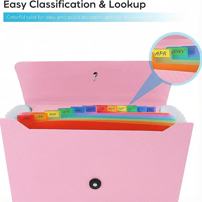 Accordion File Organizer, Accordion Folder - Image 5