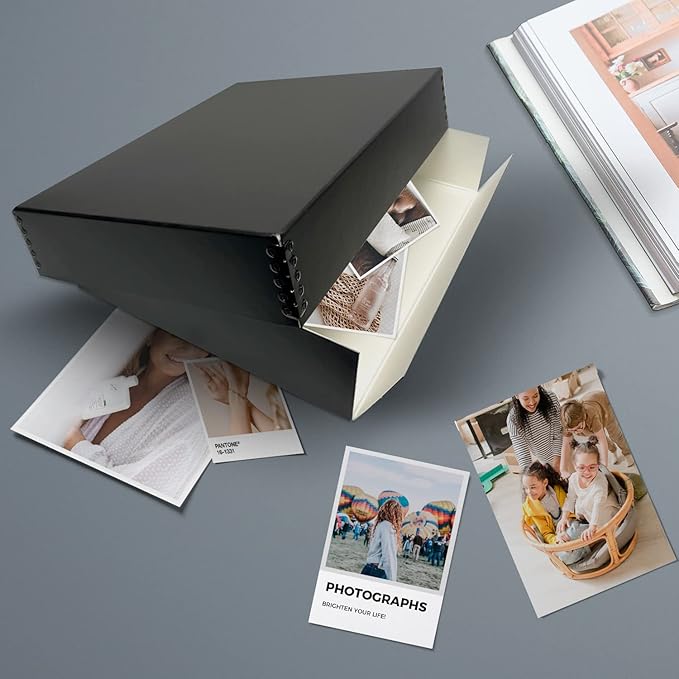 Lineco, 11x14 Black Museum Archival Storage Box, Drop Front Design, - Image 7
