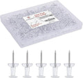 PAPERPAL 280 Clear Push Pins for Cork Board, Pushpins for Office School & by PAPERPALDirect