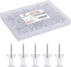 PAPERPAL 280 Clear Push Pins for Cork Board, Pushpins for Office School & by PAPERPALDirect