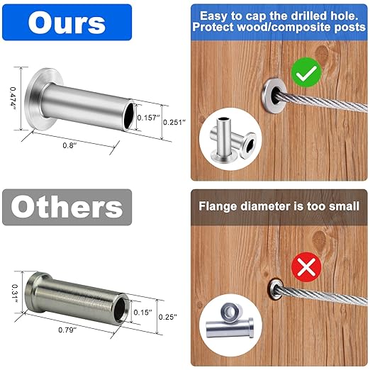 BLIKA 80 Pack Stainless Steel Protector Sleeves - Image 5