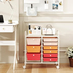 GOFLAME 9-Drawer Rolling Storage Cart, Mobile Utility Cart - Image 7