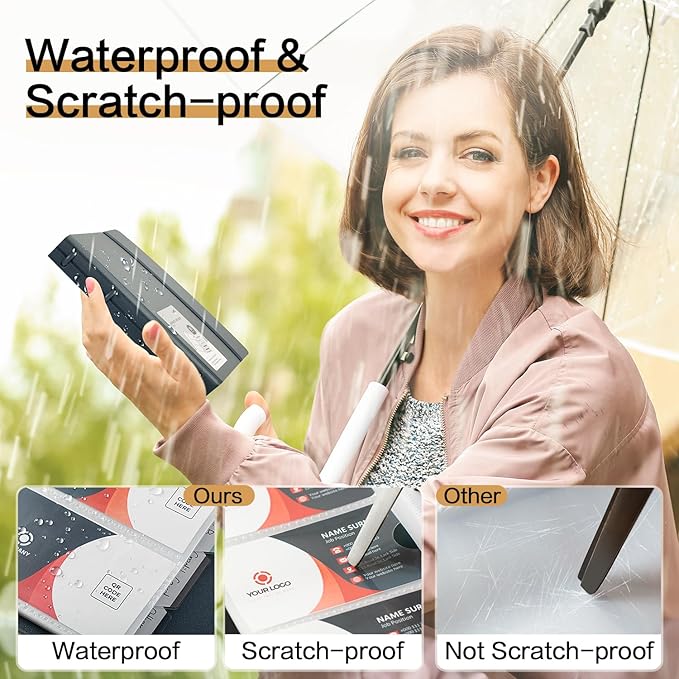 deli Business Card Book Holder, Business Card Organizer, Name Card Book Holder - Image 5