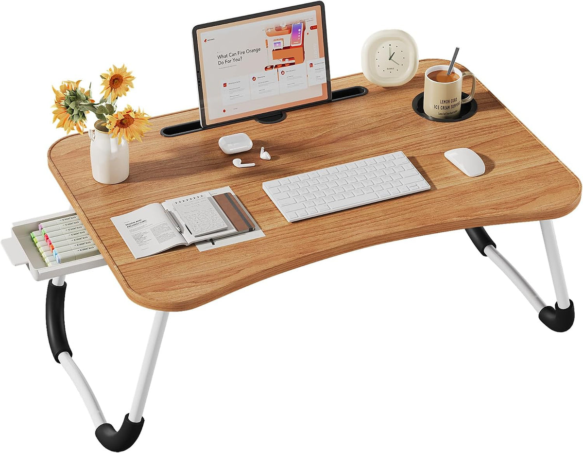 Lap Desk Bed Trays for Eating and Laptops Breakfast in Bed Tray for Sofa/Couc...