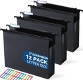SortRax Plastic Extra Capacity Hanging File Folders, Heavy Duty by SortRax