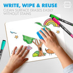 Set of 12 Small White Board Dry Erase Boards Classroom Pack Mini White Boards - Image 4