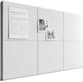 Bumusty Large Felt Bulletin Board 48" x 36" Cork Board Alternative by Bumusty