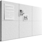 Bumusty Large Felt Bulletin Board 48" x 36" Cork Board Alternative by Bumusty