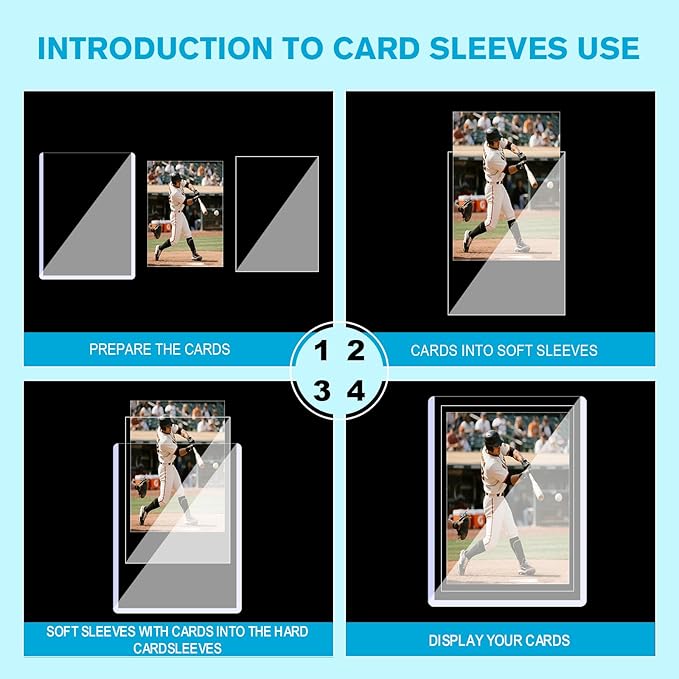 600 Hard Plastic Trading Card Protector - Image 5
