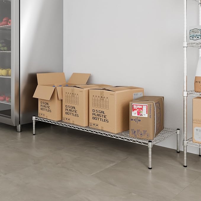 Regal Altair 21" Deep x 60" Wide x 8" Height Wire Shelving Kit | 1-Tier | NSF - Image 6