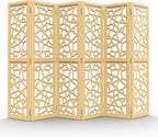 VINGLI 70'' H Room Divider, Non-Woven Fabric Privacy Screen, Indoor Partition by VINGLI
