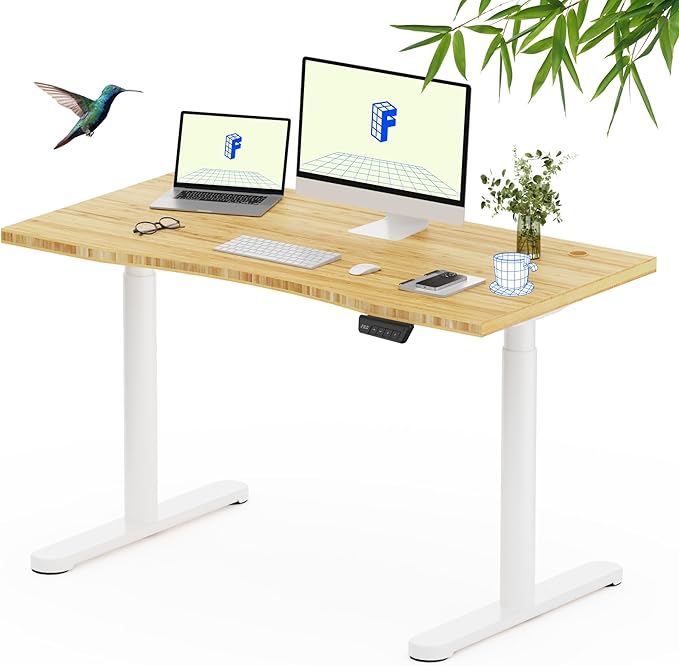 FLEXISPOT Bamboo Electric Standing Desk by FlexiSpot