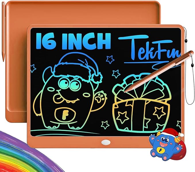 TEKFUN LCD Writing Tablet for Adults, Large Doodle Board, 16 Inch Colorful by TEKFUN