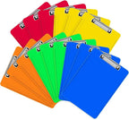 HERKKA 15 Pack Plastic Clipboards, A4 Letter Size, 12.5 x 9 Inch by HERKKA