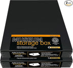 Lineco Museum Archival Storage Box, 8.75x10.75x1.5 in. Drop Front Design. by Lineco