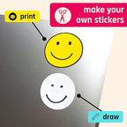 200 Sheets, Printable White Sticker Paper, Laser/Inkjet Printing - Image 8