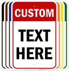 Custom Sign, Custom Sign for Business, Indoor/Outdoor use. 12x18 Inches