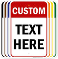 Custom Sign, Custom Sign for Business, Indoor/Outdoor use. 12x18 Inches by MySignCenter