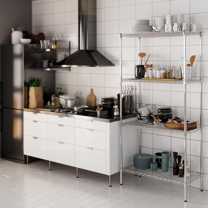 Regal Altair 18" Deep x 36" Wide x 74" Height Wire Shelving Kit | 4-Tier | NSF - Image 7