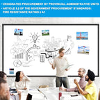 H-Qprobd 96"x48" White Board for Wall Commercial-Grade Large Magnetic Dry Erase - Image 7