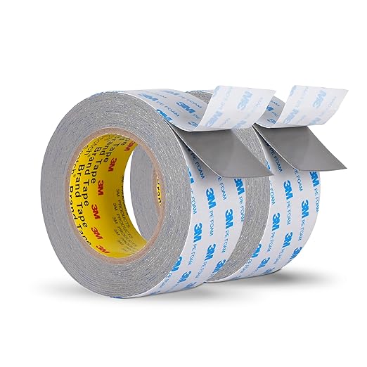Heavy Duty Double Sided Foam Tape 2in×20Ft 2 Pack, Made of 3M PE Foam Mounting by 3MFullRangeProducts