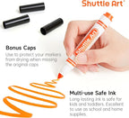Shuttle Art 304 Pack Washable Markers, 8 Colors Broad Line Markers, Separate - Image 4