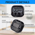 Leumoi 24 Pcs Digital Kitchen Timers Magnetic Back Timers Bulk Large Screen - Image 3