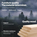 AnywaysWood 5-Tier Solid Wood Open Bookcase, Modern Display Bookshelf, - Image 7