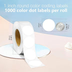 1 Inch Round Color Coding Labels, Round Color Dot Labels - Image 2