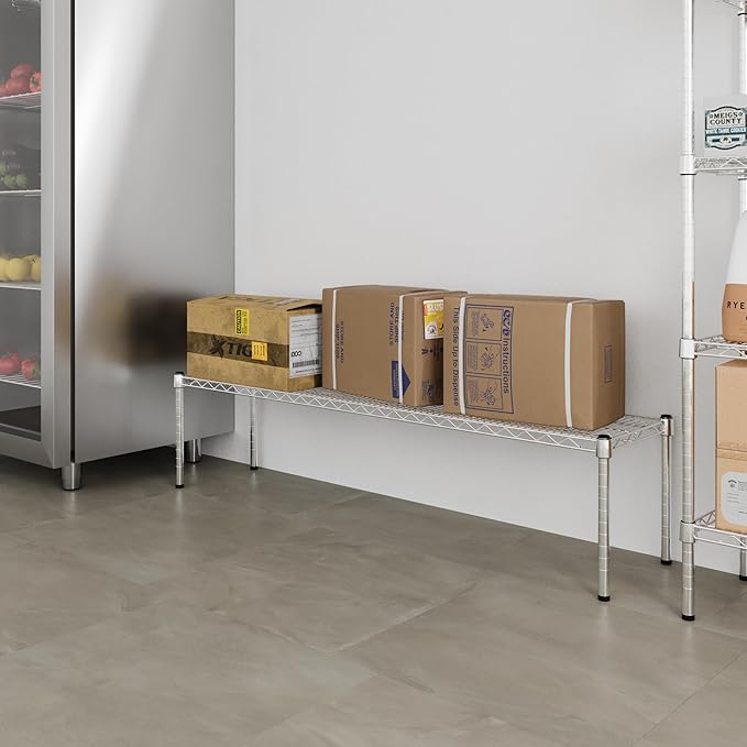 Regal Altair 14" Deep x 60" Wide x 14" Height Wire Shelving Kit | 1-Tier | NSF - Image 6
