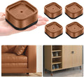 shouwuhho 4 Pack Furniture Risers Adjustable Bed Risers Heavy Duty Lifts Height by EnjoyLifeEnjoyHappiness