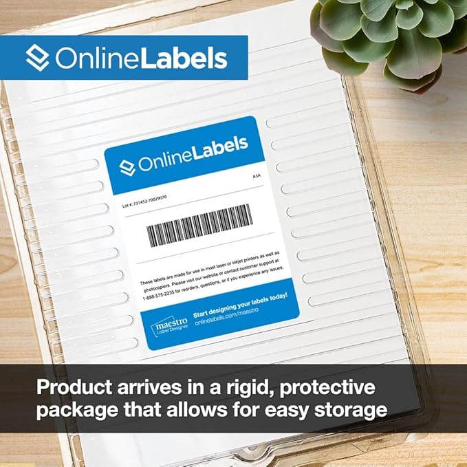 3.434 x 0.667 File Folder Labels - Image 5
