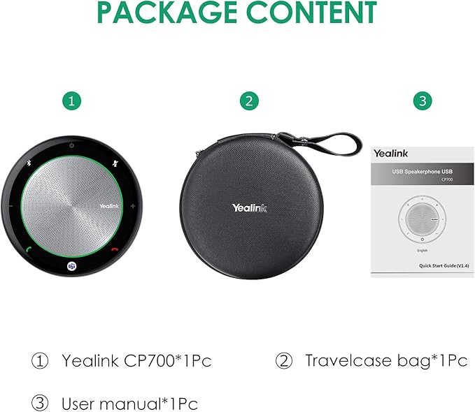 Yealink Bluetooth Speakerphone Conference Microphone Teams Certified CP700 USB - Image 7