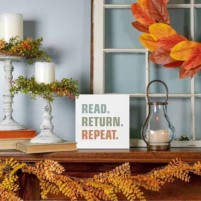 Librarian Gifts Library Desk Decor, Book Lovers Wood Box Sign, Librarian - Image 5