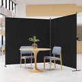 C-Hopetree 2 Panels Room Divider, 6 Ft Tall Indoor Folding Privacy Screen by C-Hopetree