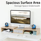 TEAMIX 3 Shelf Monitor Stand Riser - Image 3