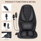 comrelax Back Massager with Heat, Massage Seat Cushion with 3D Lumbar Support - Image 7