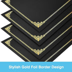 SUNEE Certificate Holders, Diploma Covers Gold Foil Border, - Image 2