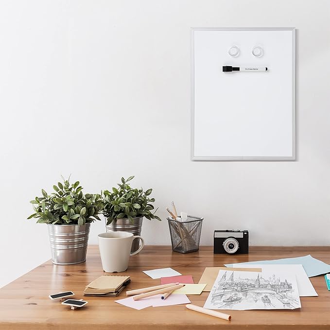 Amazon Basics Small Dry Erase Whiteboard, Magnetic Whiteboard - Image 6